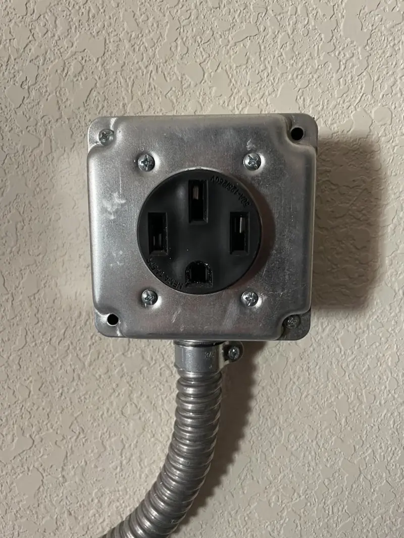 NEMA 14-50 outlet installed for Smart Home Electrical in Frankstown